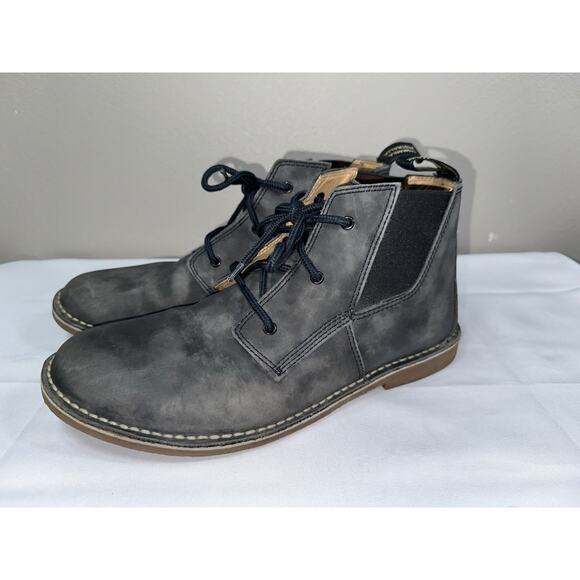 Blundstone Men’s Chukka Black Leather Casual Lace Up Elastic Ankle Boots US 11 main image 11